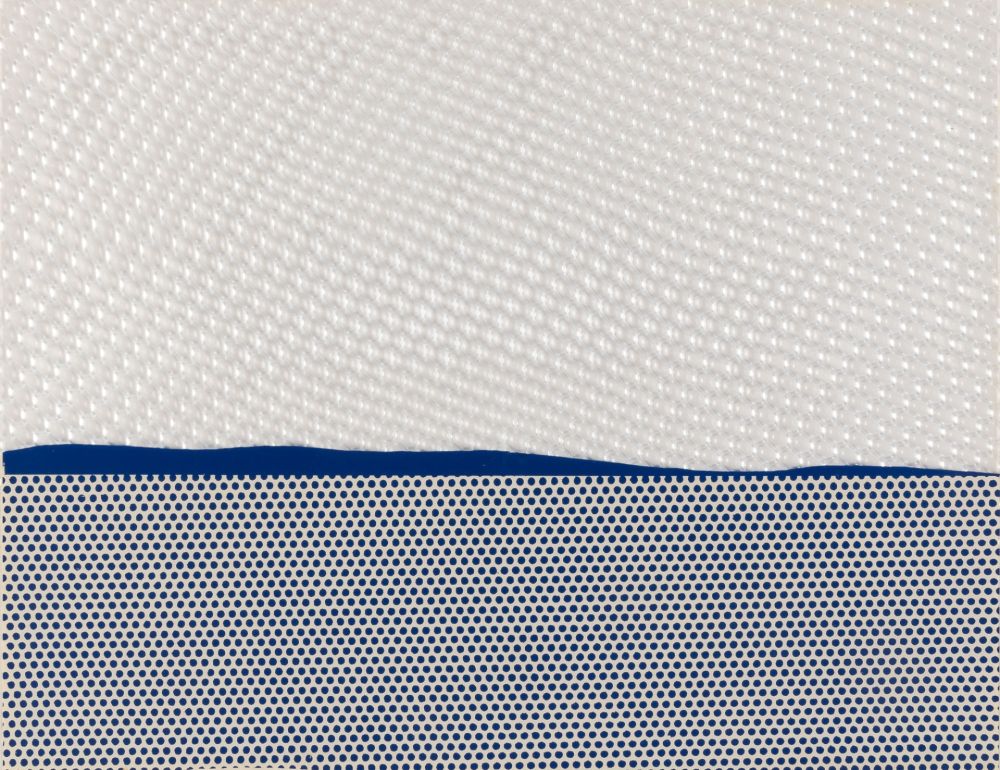 Sérigraphie Lichtenstein - Seascape (I)