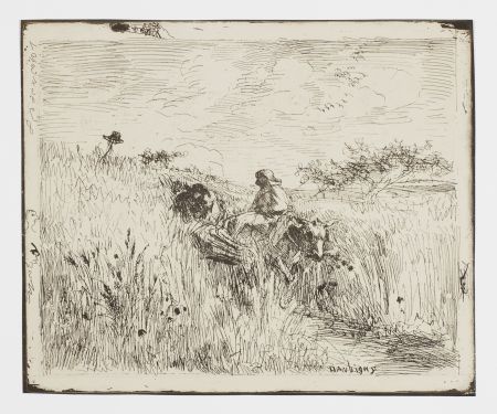 Aucune Technique Daubigny - Sentier dans les Blés (The Path in the Wheatfield)