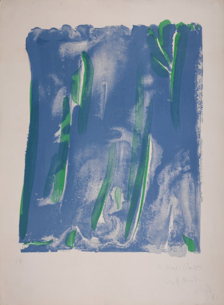 Aucune Technique Debré - Signe-paysage, 1981 - Hand-signed