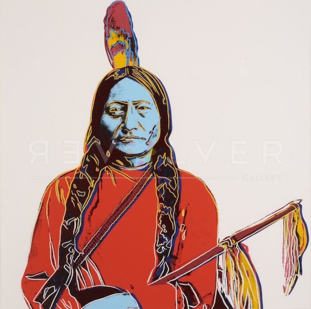 Sérigraphie Warhol - Sitting Bull (FS IIA.70)