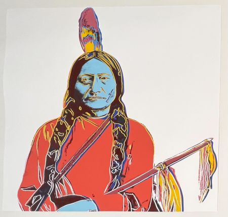 Sérigraphie Warhol - Sitting Bull (FS IIA.70)