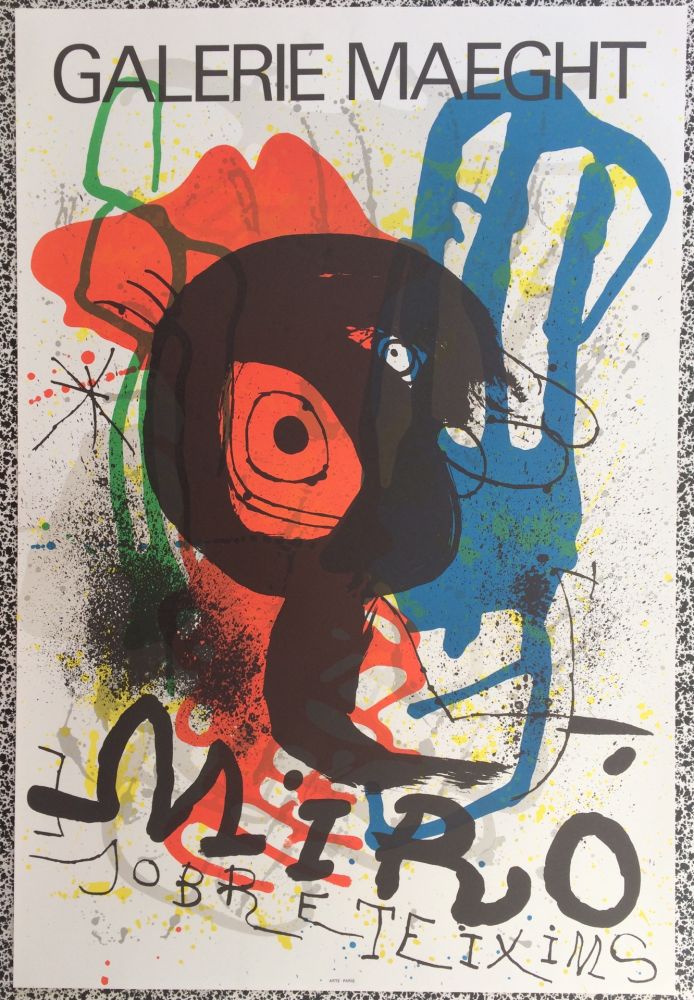 Affiche Miró - Sobreteixims / Galerie Maeght