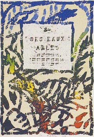 Lithographie Alechinsky - Société des eaux d'Arles
