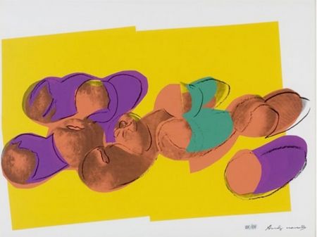 Sérigraphie Warhol - Space Fruit: Peaches 202 by Andy Warhol