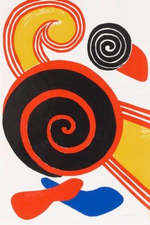 Lithographie Calder - Spirals