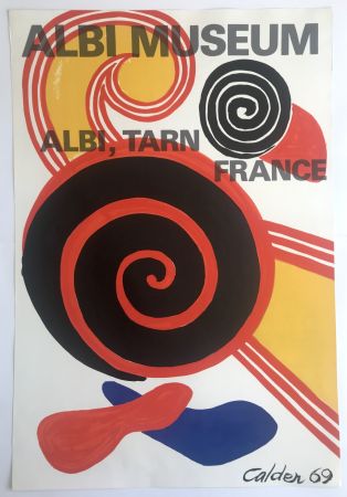 Lithographie Calder - Spirals / Albi Museum