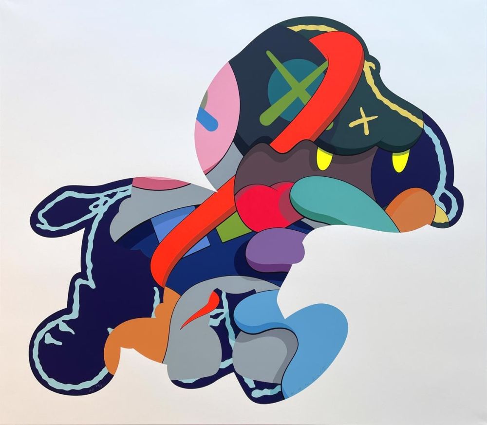 Sérigraphie Kaws - Stay Steady