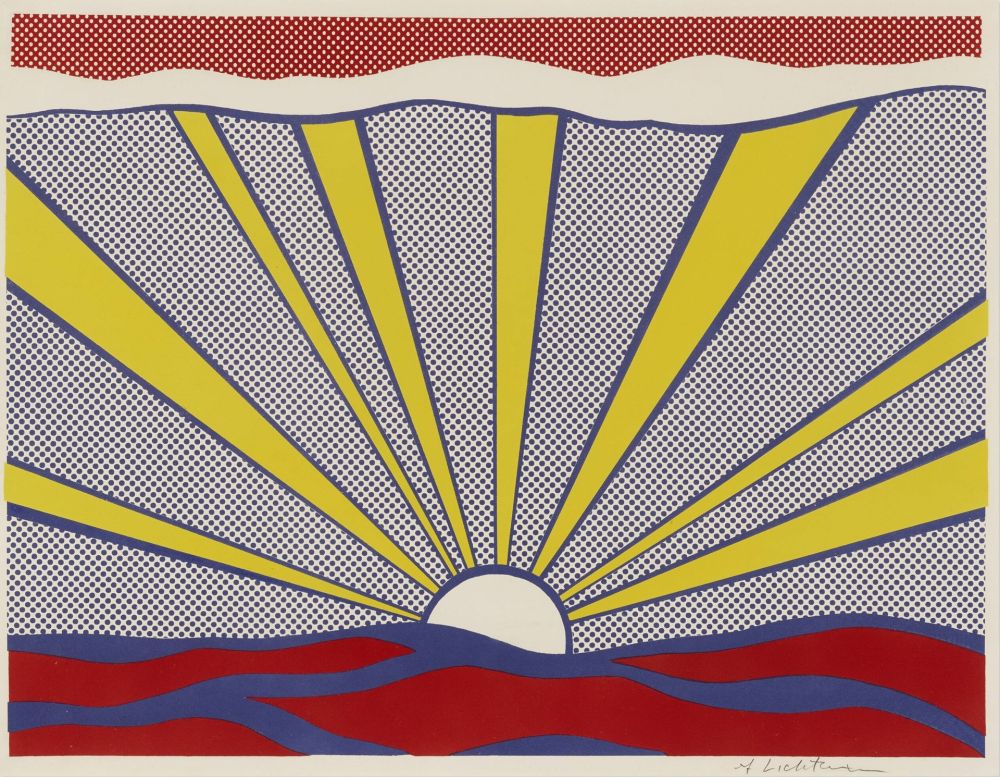 Lithographie Lichtenstein - Sunrise