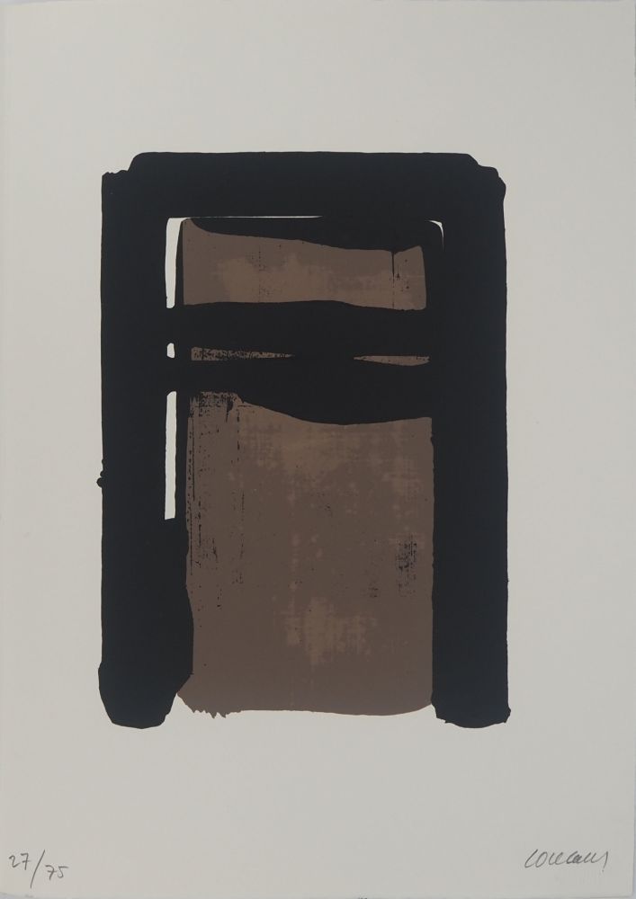 Sérigraphie Soulages - Sérigraphie n°10