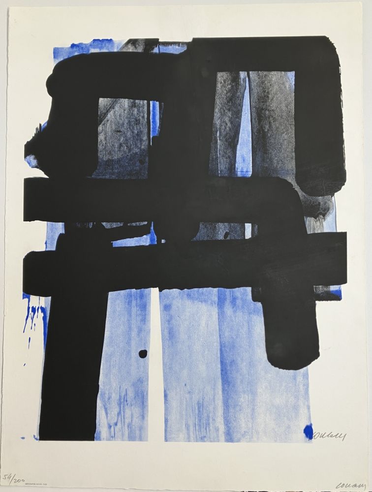 Sérigraphie Soulages - Sérigraphie n°2, 1973