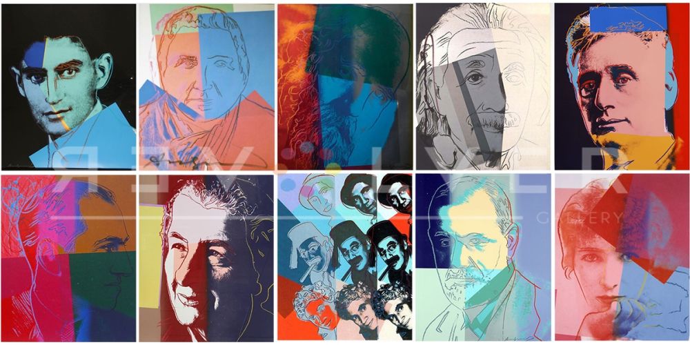 Sérigraphie Warhol - Ten Portraits of Jews of the Twentieth Century (Full Suite)