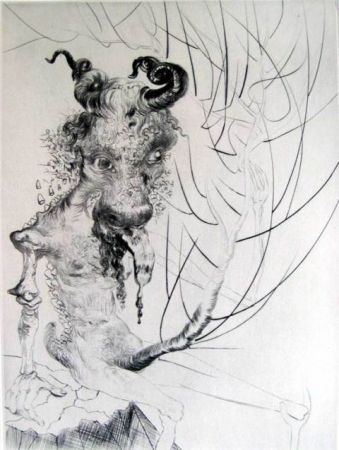 Gravure Dali - Tete de Veau (Calf's Head)