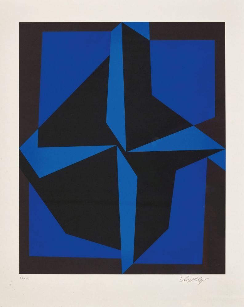 Sérigraphie Vasarely - The Fifty Years 3, Zillah - Al