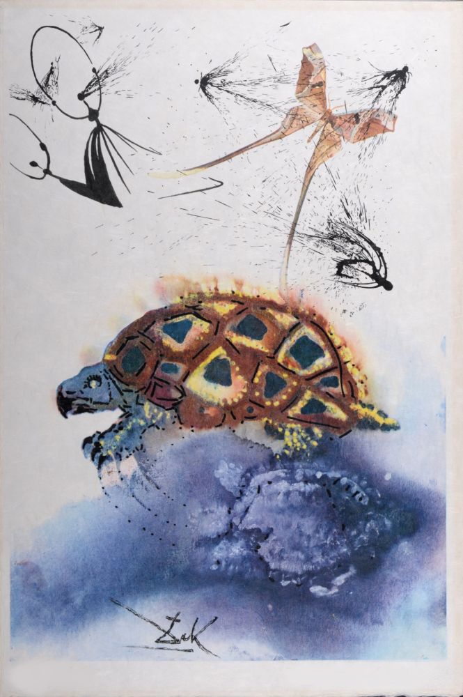 Héliogravure Dali - The Mock Turtle's Story, 1969