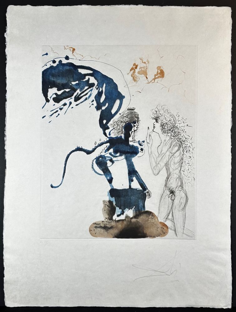 Gravure Dali - The Mytholoy Edipus & The Sphinx