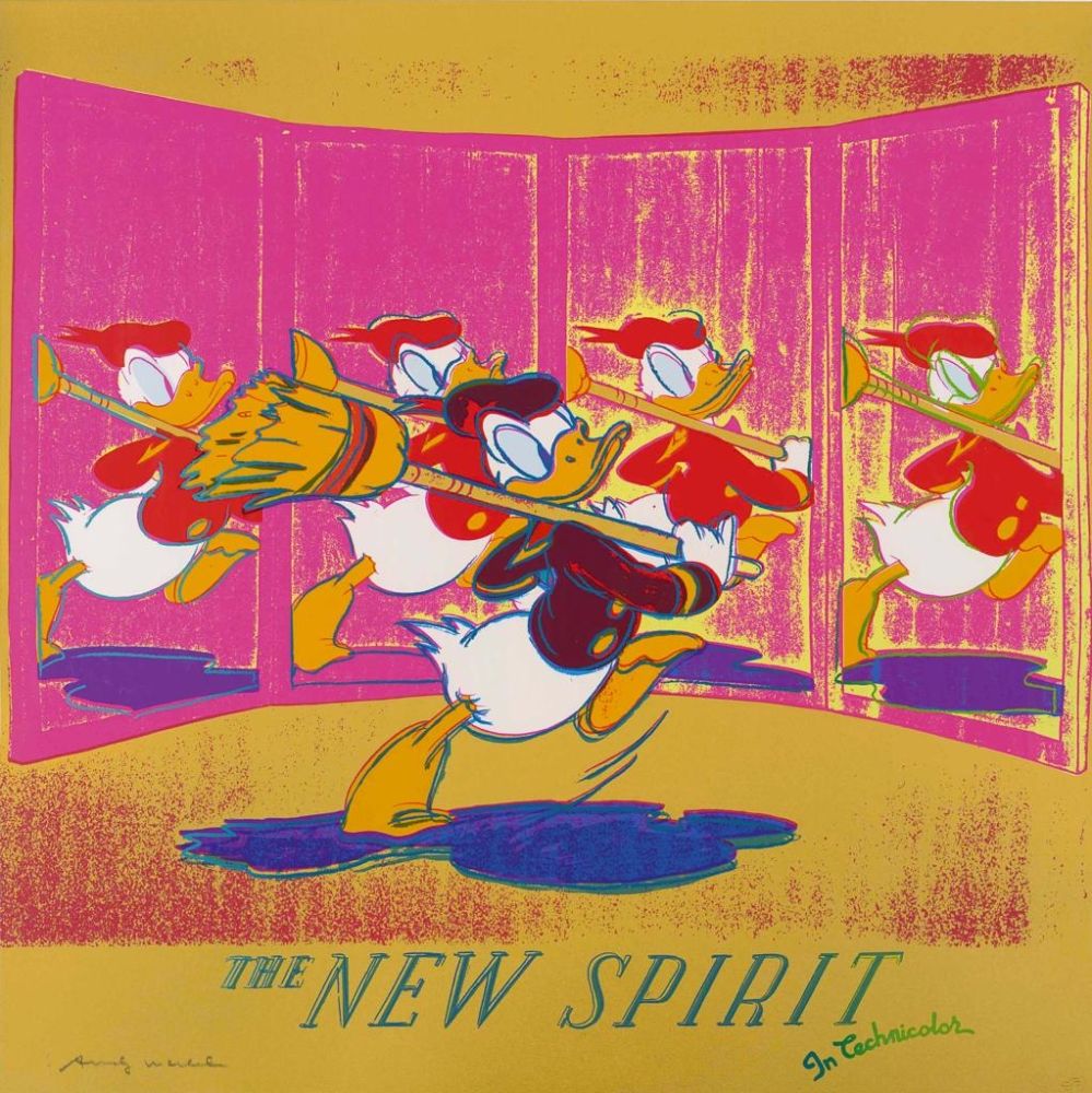 Sérigraphie Warhol - The New Spirit (Donald Duck), II.357 from ADS Portfolio