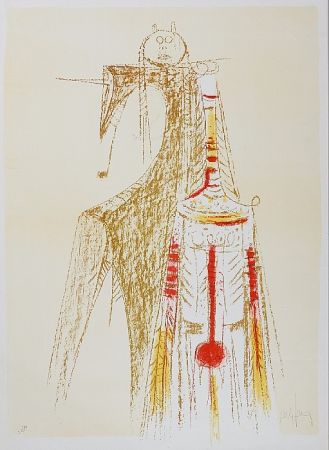 Lithographie Lam - Totem