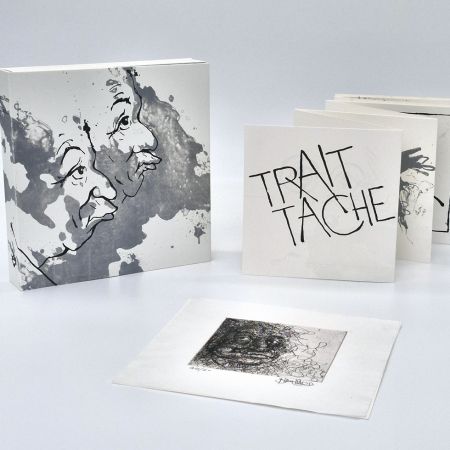 Livre Illustré Blanchard - TRAIT TACHE / Coffret + Gravure