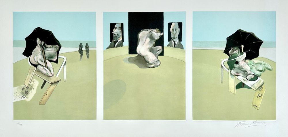 Eau-Forte Et Aquatinte Bacon - Triptych 1974-1977