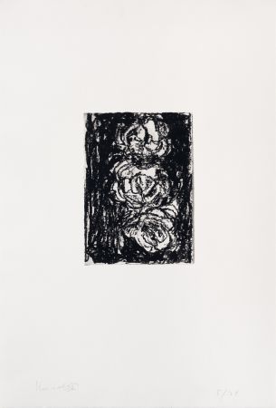 Gravure Kounellis - Trois roses