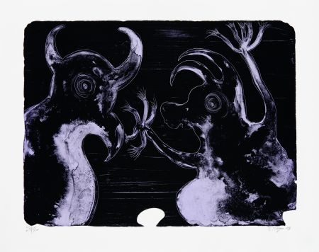 Lithographie Toguo - Two sisters in osmosis