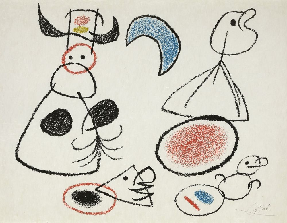 Livre Illustré Miró - UBU AUX BALÉARES. 19 lithographies originales signées (1971)