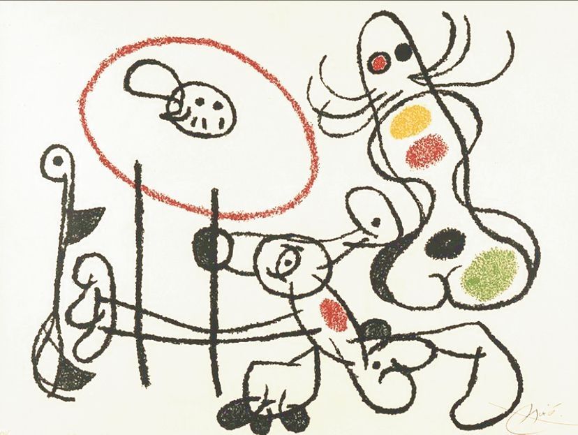 Lithographie Miró - UBU ON THE BALEARIC ISLANDS