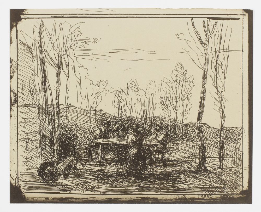 Aucune Technique Corot - Un Déjeuner dans la Clairière (Luncheon in the Clearing)