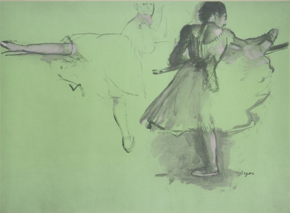 Lithographie Degas - Undefined