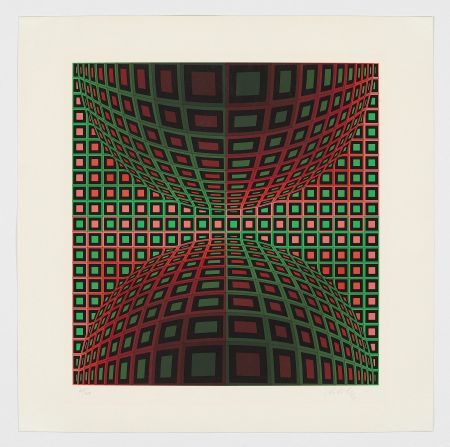 Sérigraphie Vasarely - Untitled