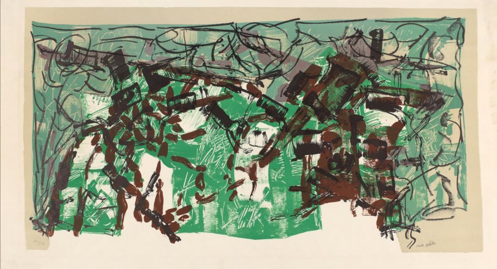 Lithographie Riopelle - Untitled 1