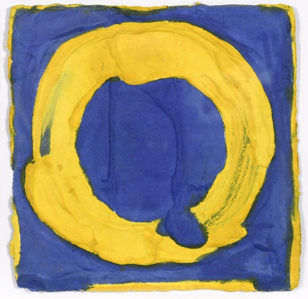 Gravure Bogart - Untitled (Blue – yellow)