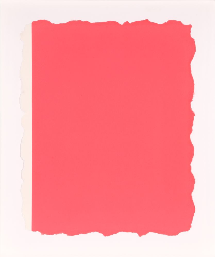 Aquatinte Flavin - Untitled, from Sequences - Pink