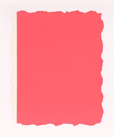 Aquatinte Flavin - Untitled, from Sequences - Pink