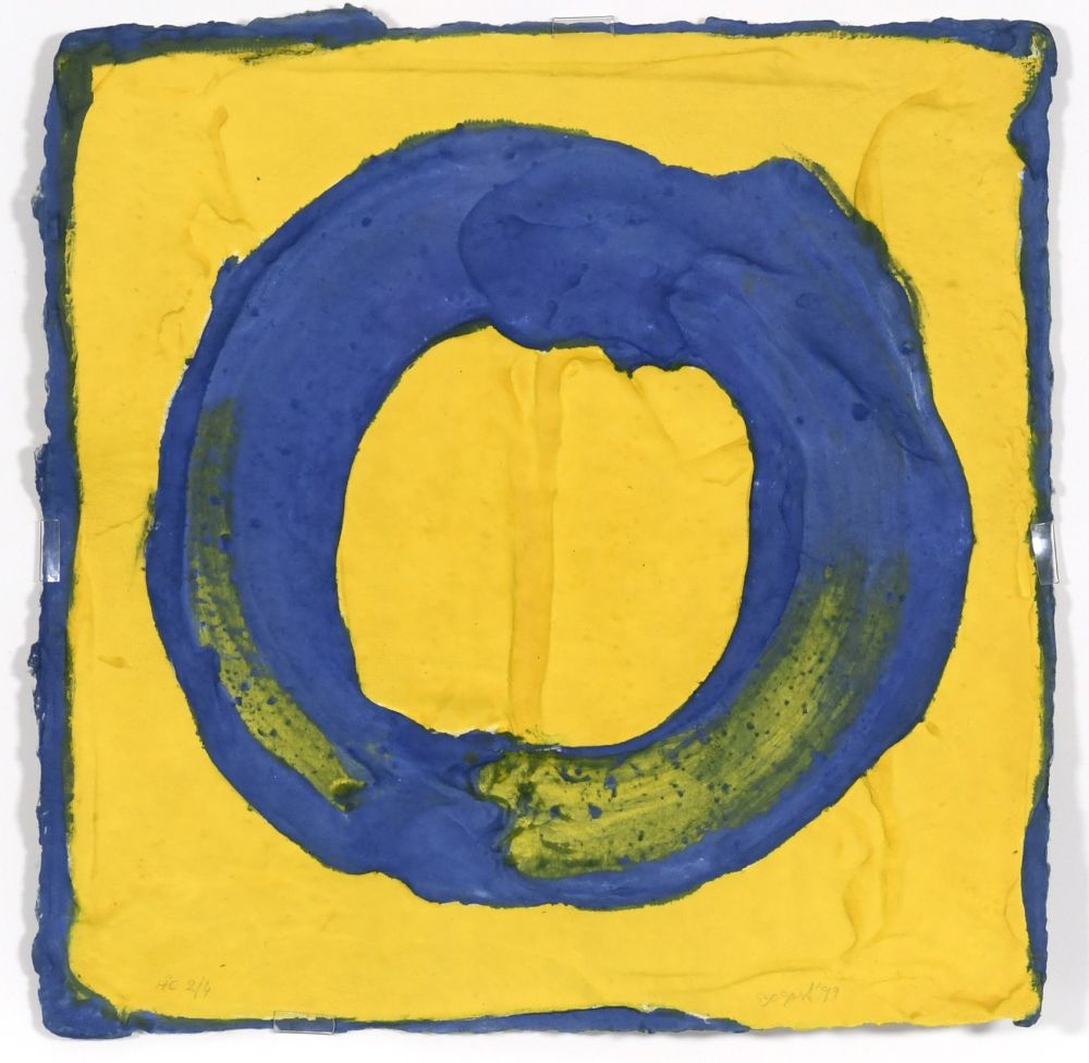 Gravure Bogart - Untitled (Yellow – blue)