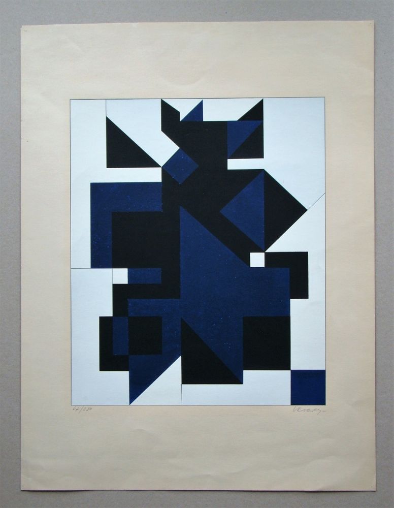 Sérigraphie Vasarely - Utica