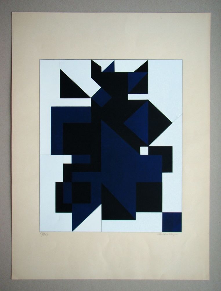 Sérigraphie Vasarely - Utica