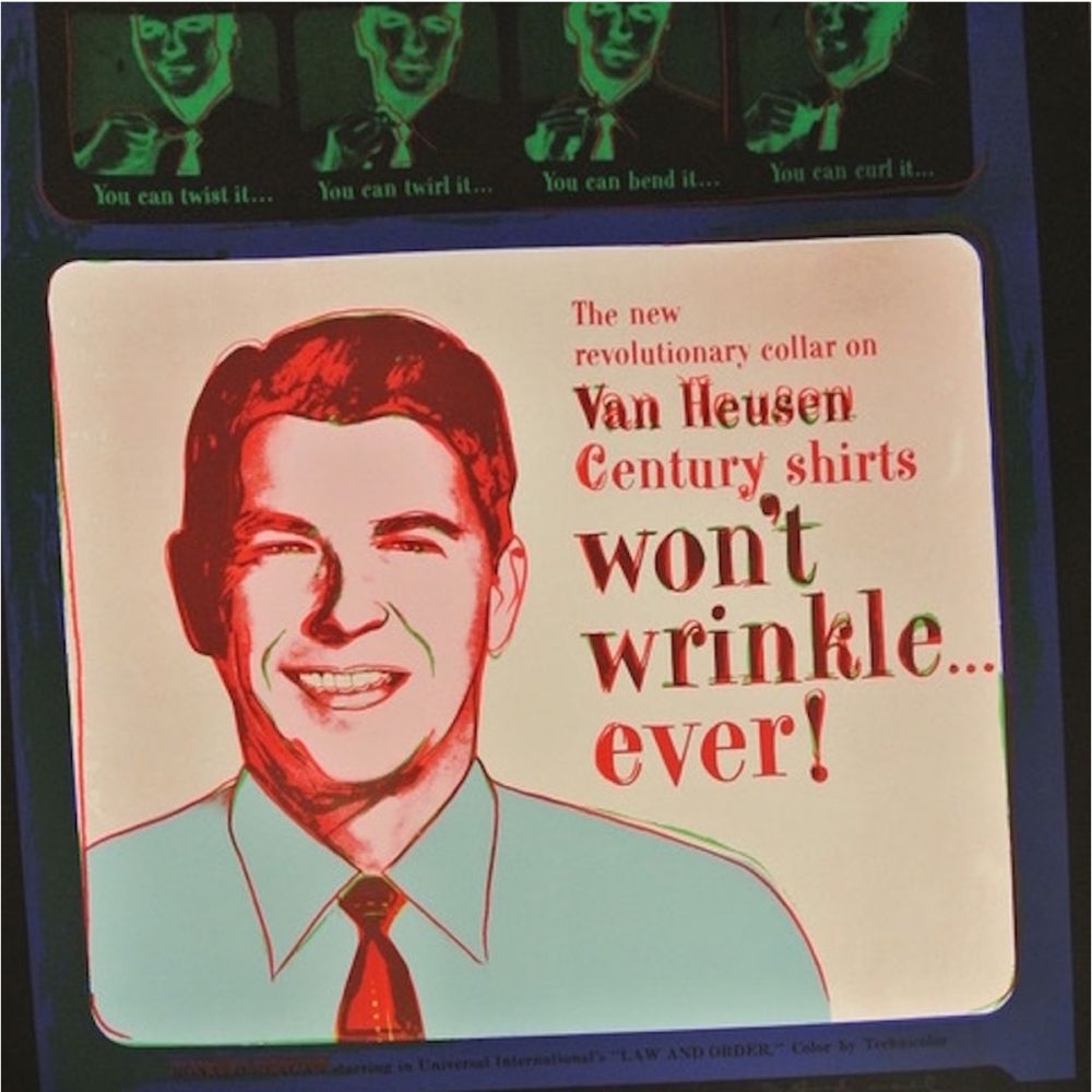 Sérigraphie Warhol - Van Heusen (Ronald Regan) (FS II.356)