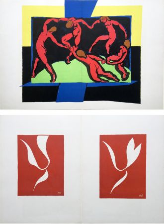 Livre Illustré Matisse - VERVE Vol. I, No. 4. (couverture de Rouault) LA DANSE, lithographie d'après Matisse (1938)