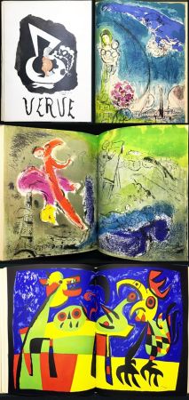 Livre Illustré Chagall - VERVE Vol. VII. N° 27-28. VISIONS DE PARIS (1953)