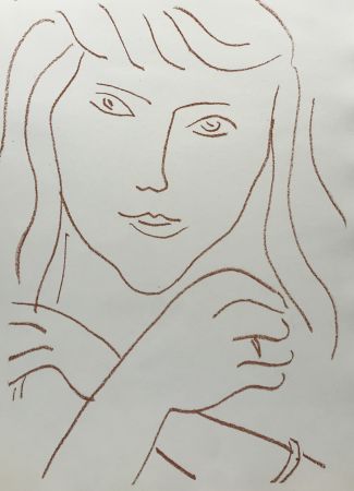 Lithographie Matisse - Visages IV