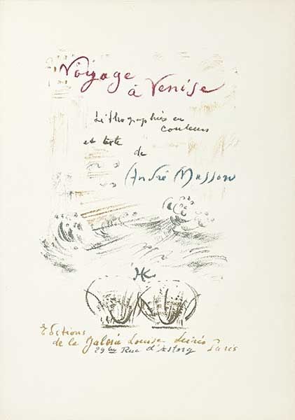 Livre Illustré Masson - Voyage à Venise