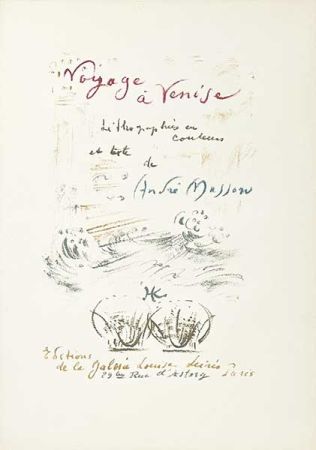 Livre Illustré Masson - Voyage à Venise