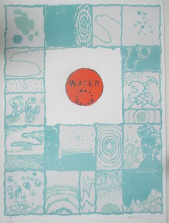 Lithographie Alechinsky - Water
