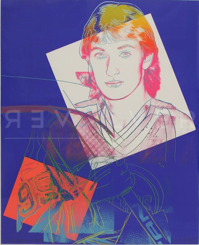 Sérigraphie Warhol - Wayne Gretzky (FS II.306)