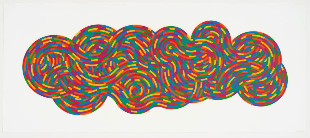 Linogravure Lewitt - Whirls and Twirls