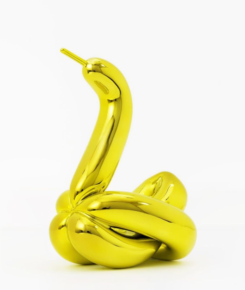 Aucune Technique Koons - Yellow Balloon Swan