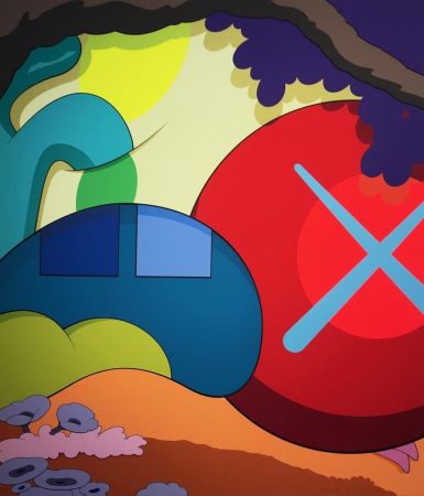 Sérigraphie Kaws - You Should Know I Know