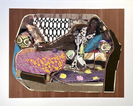 Sérigraphie Mickalene - You're Gonna Give Me the Love I Need