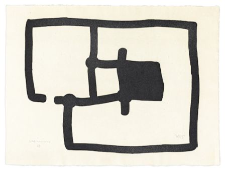 Gravure Chillida - Zedatu III